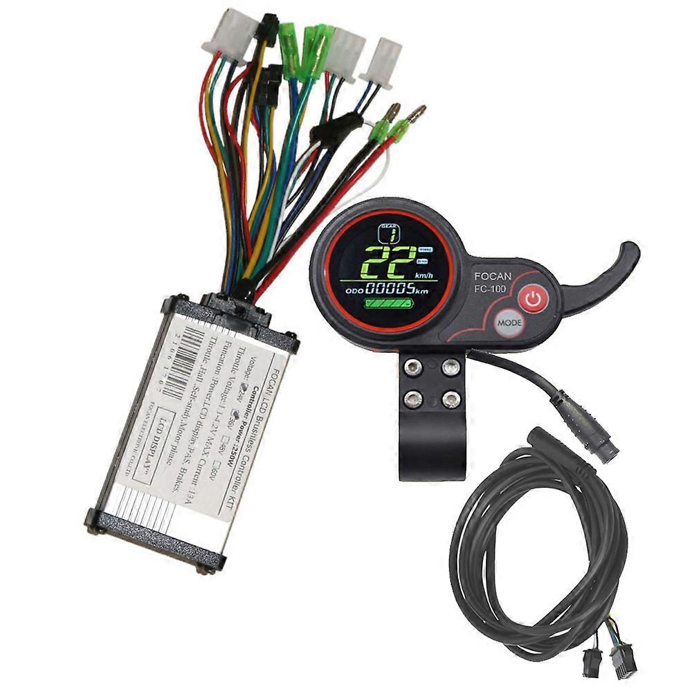 24/36/48/52V/60V Electric Bicycle Controller Scooter LCD Display Control Panel LH100 QS-S4 TF-100 with Shift Switch E-bike Parts
