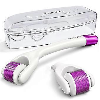 Etereauty Hygiejnisk Sikker Rejse Ansigtsrense Nåle Roller Hudpleje Massager Derma Roller Microneedle Kit