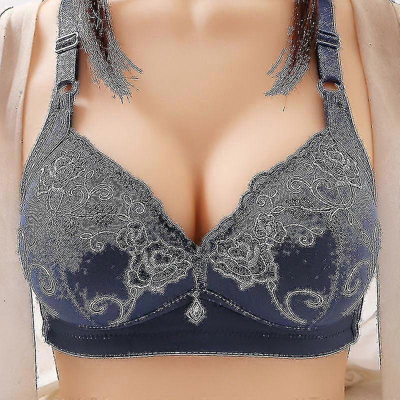 Women's Lar Size Bras Fe Size Lace Underwear Unlined Ultra Thin Soft Bras