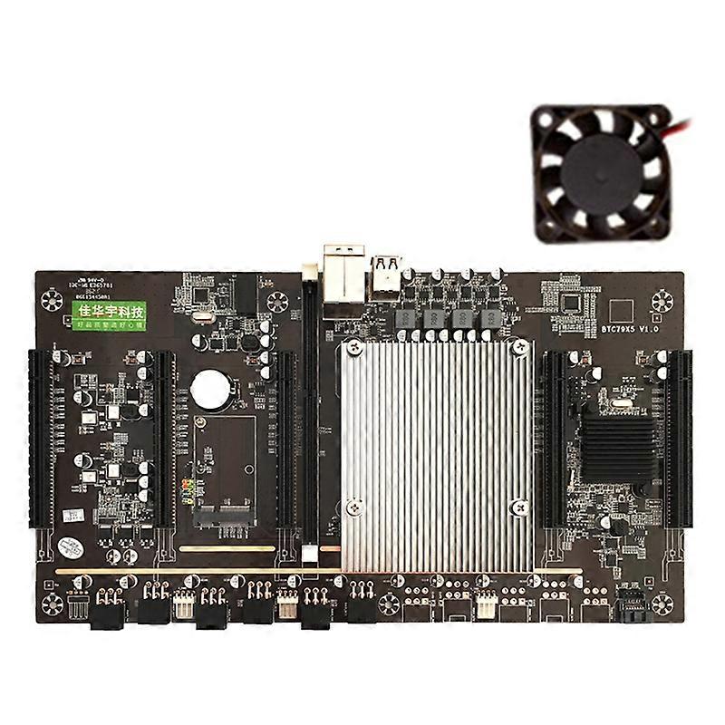 BTC X79 Miner Motherboard LGA 2011 CPU PCI-E 8X Graphics Card Slot for Eth Btc