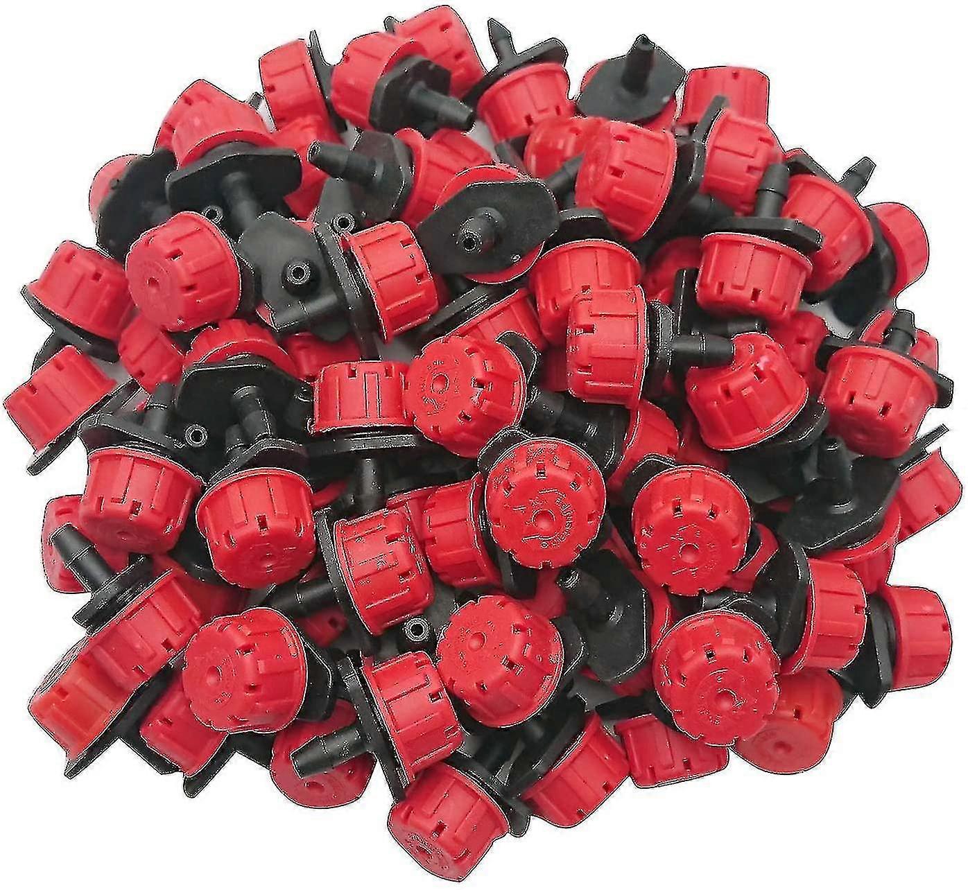 Állítható áramlási sebesség kertészeti csepegtető öntöző sprinkler berendezés - 100 db 8 lyukú csepegtető