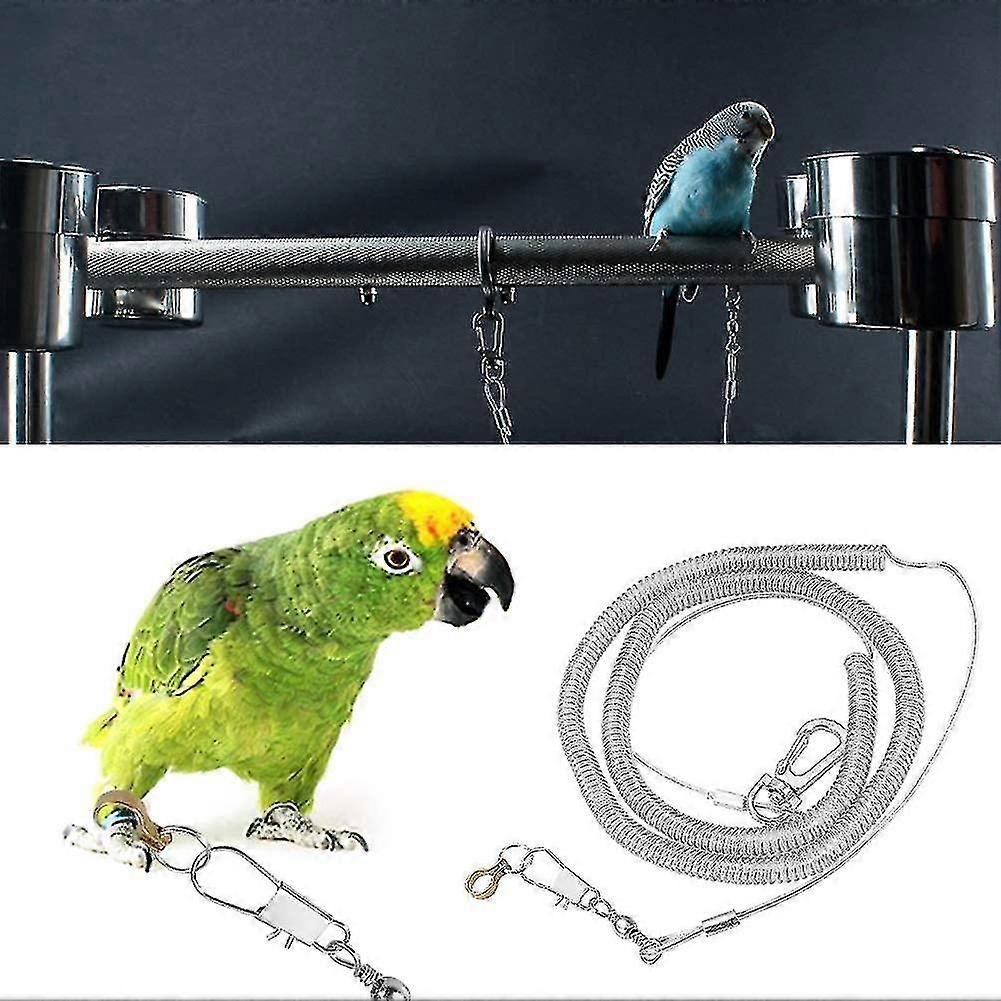 Bird Harness Anti-bite Leash - 6m Parrot Flying Training Rope Kit