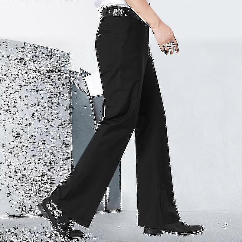 Mænd Flared Boot Cut Bukser Business Casual Klassisk Kontor No Ir