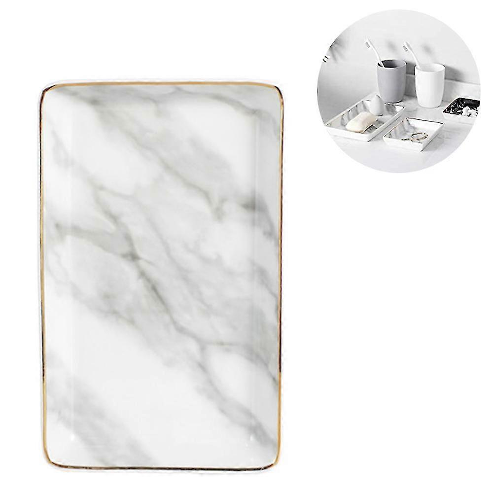 Schmucktablett, Marmor-Keramik-Harness, Keramik-Schmuckteller/-schale