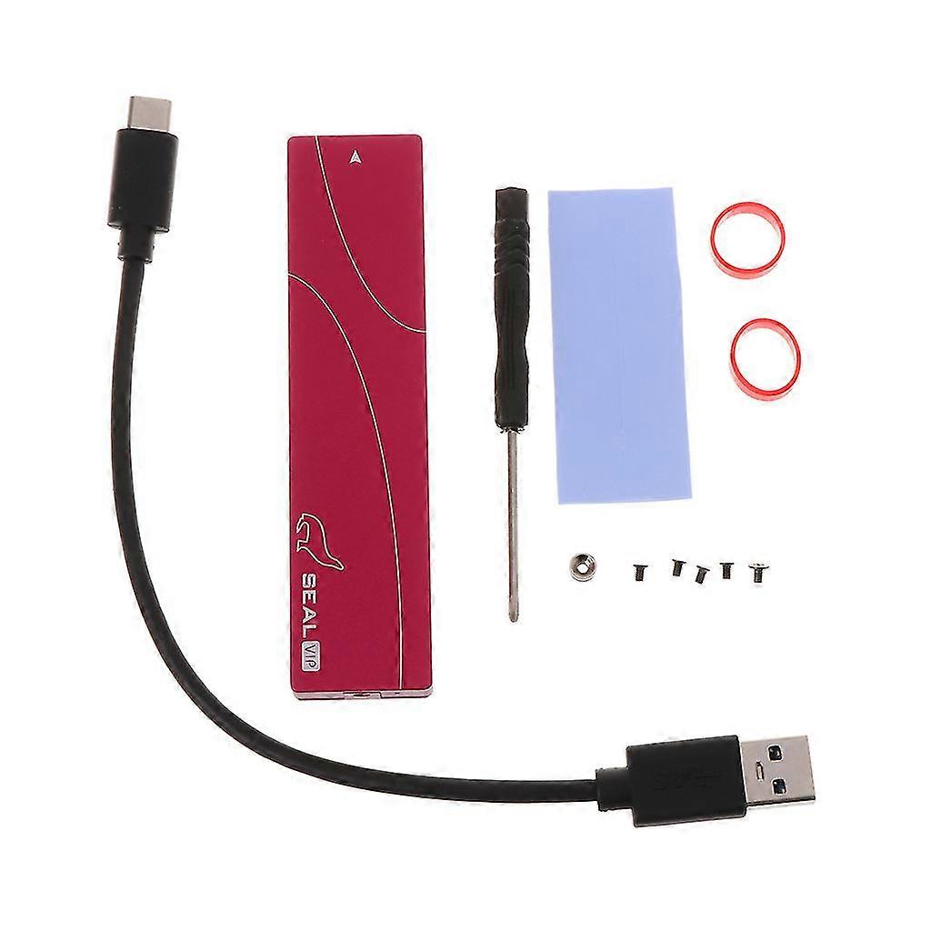 Usb3.1 Type C Aluminum External Hard Drive Enclosure For M.2 Nvme Ssd Hdd