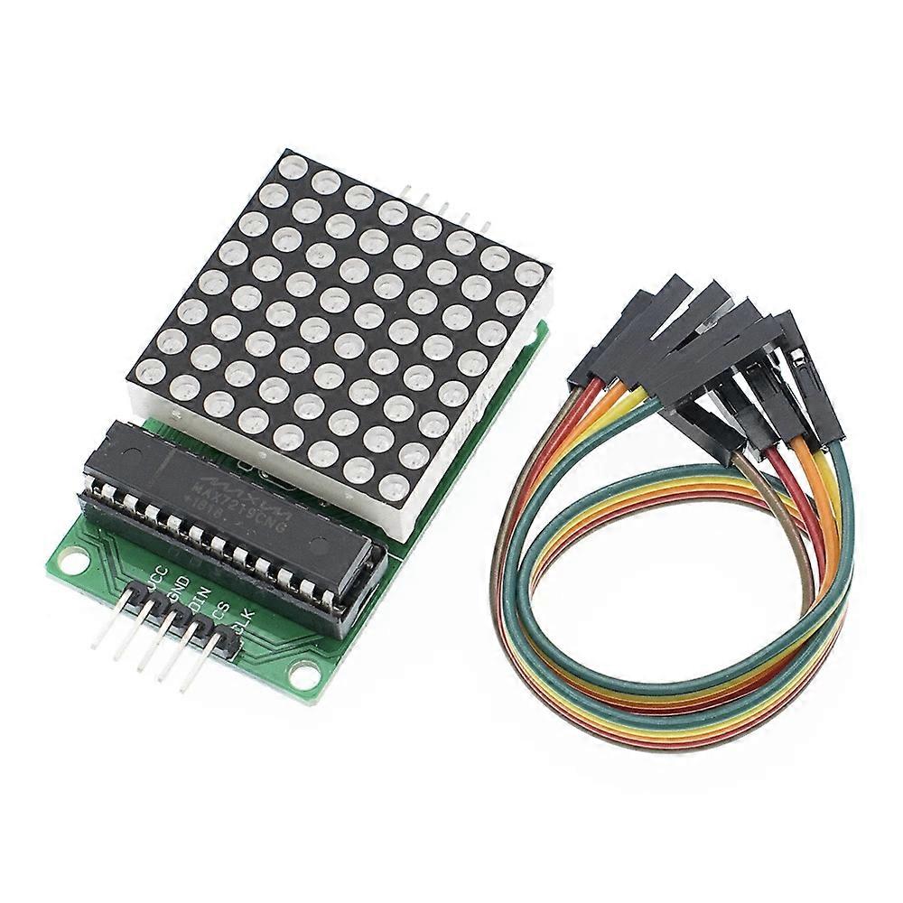 MAX7219 Dot Matrix Module Microcontroller Display Module MCU LED Display Control Module For Arduino 5V DIY Kits 4 in 1 Red/Green