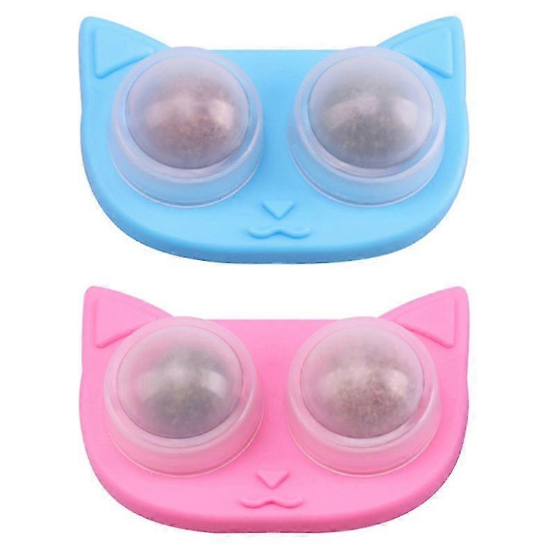 2pcs Cat Snacks Ball-c