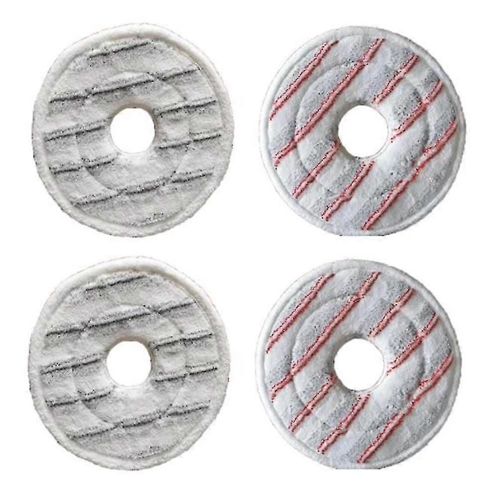 4pack Microfibre Washable For Spin & Clean Mop Refill Vacuum Cleaner Dry And Wet Usage Mop Cloths Pad