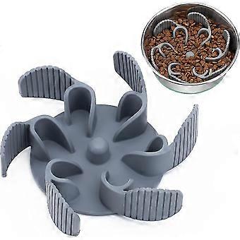 Wkładka Slow Feeder Dog Bowls [22 duże kubki ssące ośmiornicy] Super Firm Slow Eating Dog Bowl [cuttable] dla dużych ras i średnich psów kompatybilnych W