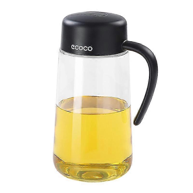 Ecoco Oil Can Kitchen Accessories Storage Bottle Transparent -black L