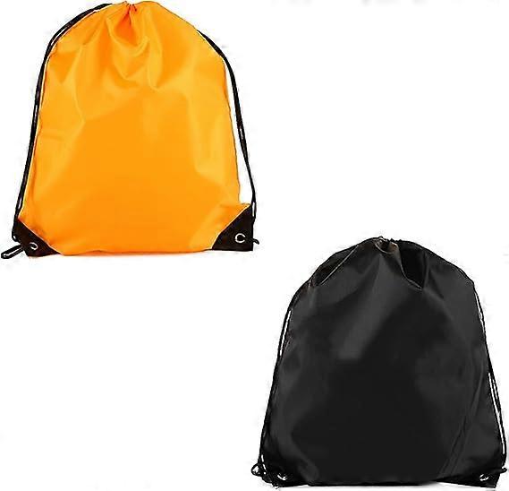2pcs Portable Lightweight Sports Drawstring Pouch Suitable for Travel Hiking