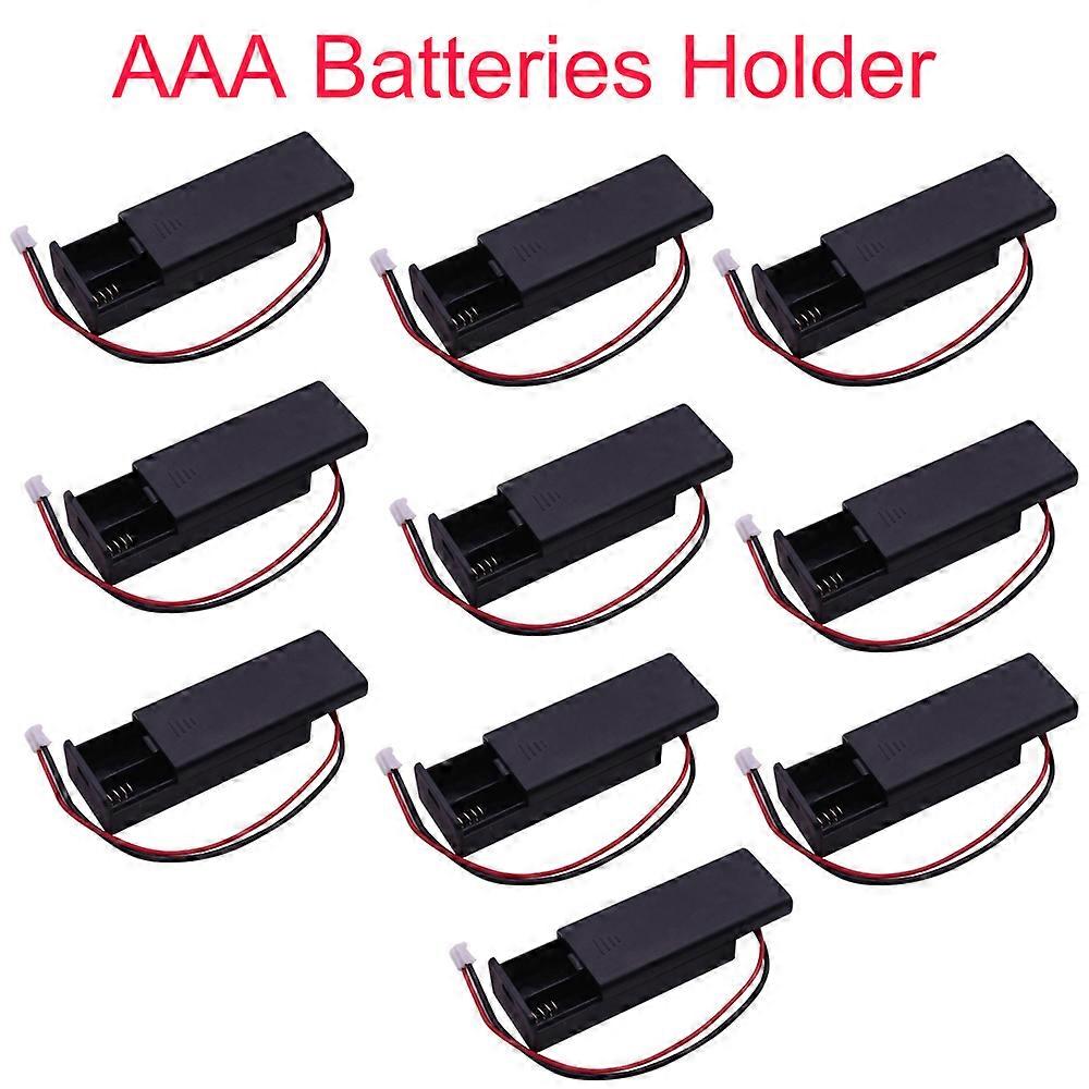 10pcs For micro:bit Battery Holder Case Cover Shell for 2pcs AAA Batteries 3V PH2.0 for Microbit Development Board Kids FZ3226Remote Control Toy Acces