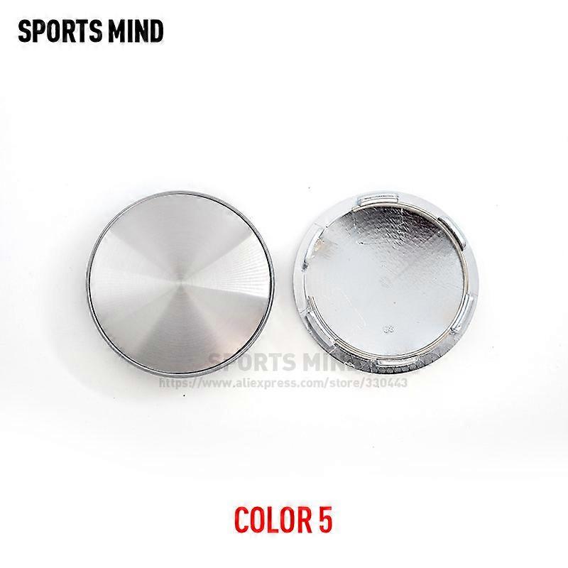 4PCS/Lot 68MM κεντρικά καλύμματα πλήμνης τροχών αυτοκινήτων χωρίς κάλυμμα απόδειξης σκόνης εμβλημάτων αλουμινίου λογότυπου
