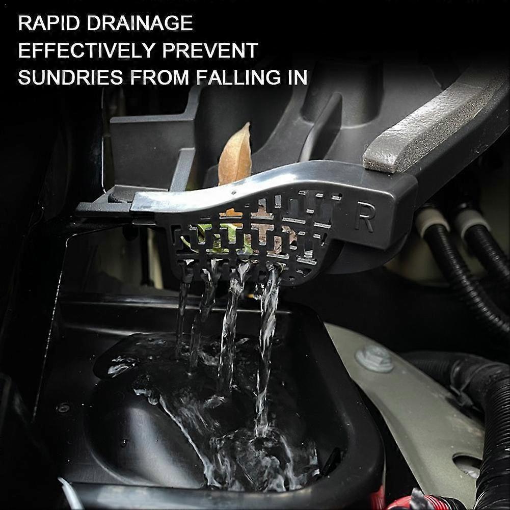 2PCS Car Debris Filter For Tesla Model Y Anti-leakage Net Water Guide Groove Leak Filter Front Trunk Cover Filter Net Accessory