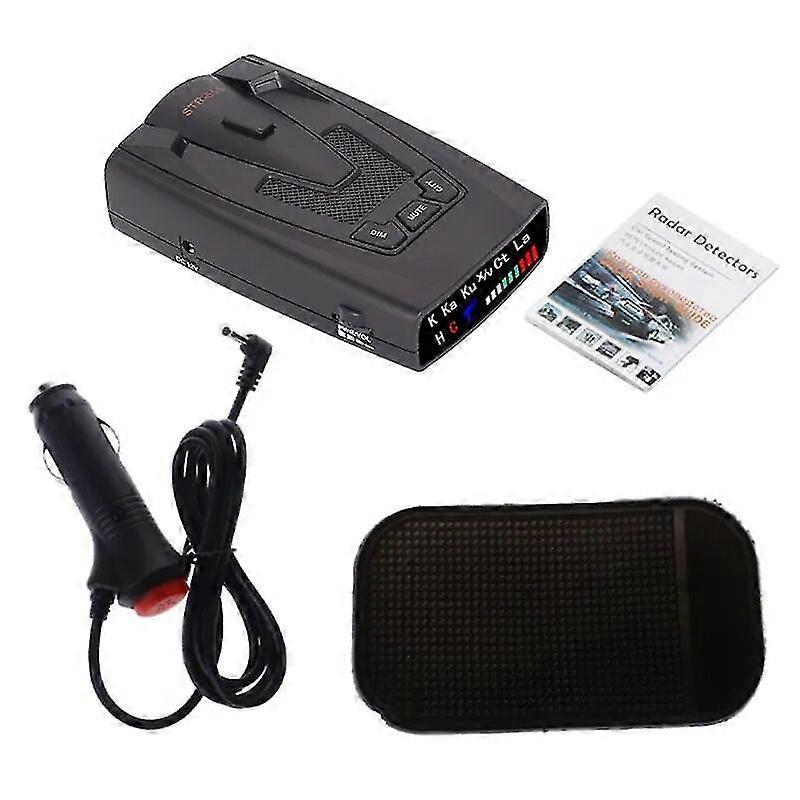 Str555 Car Radars Detector Sensitive Vehicle Speed Alert Alarm Warning Full-band Monitoring Radars