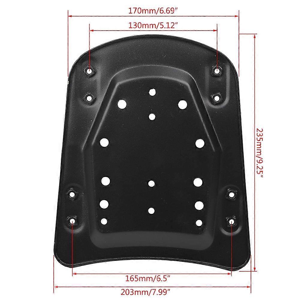 Universal Motorcycle Rear Luggage Top Case Tail Box Base Plate Mounting ...