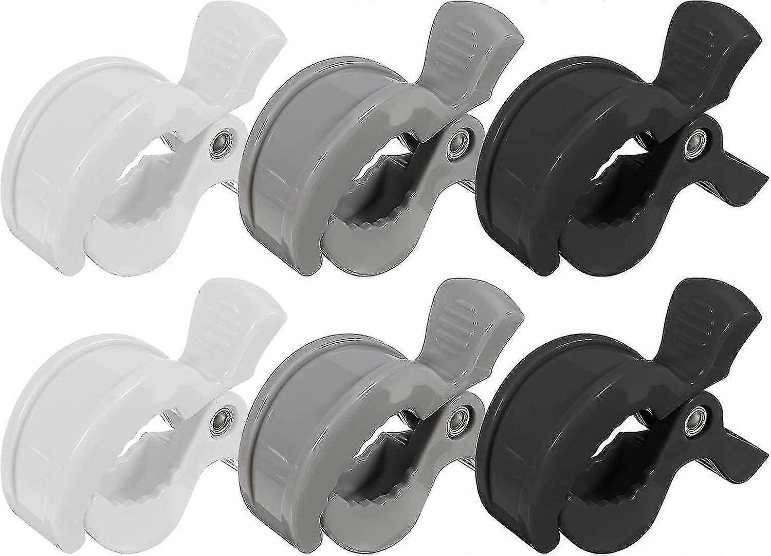 Stroller Pegs, Universal Buggy Clips Clasps Baby Pram Grippers Fixed Muslin Blankets Towel Toys( 6 Pcs, Multicolor