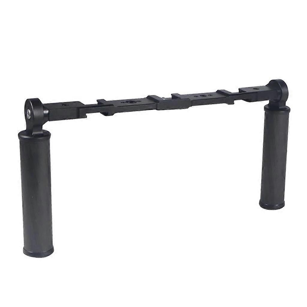 Dual Handle Smartphone Video Handheld Stabilizer Mount for Live Streaming