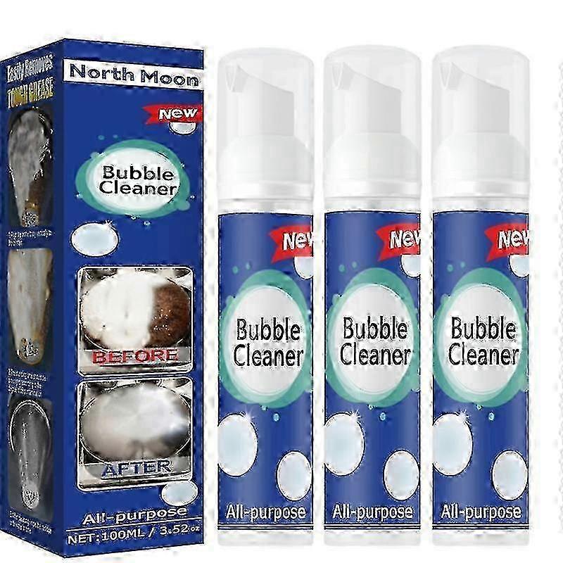 1-3pcs ισχυρή αφαίρεση βρωμιάς λίπους 100ml αφρού καθαρισμού φυσαλίδων καθαρισμού αφρού κουζίνας