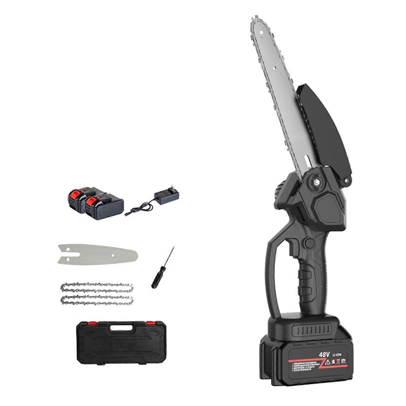Portable Electric Cordless Chainsaw,Battery Powered,Small Power Handheld Chain Saws Pruning Shears for Tree Branches,Courtyard and Garden,Promotion