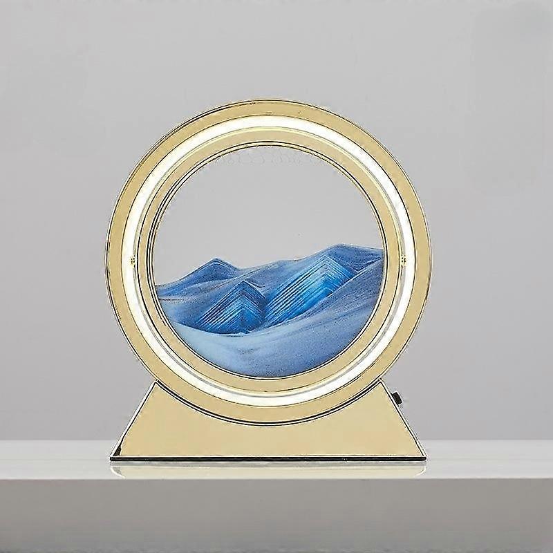 Hot! Dynamic 3D Natural Landscape Flowing Sand Picture Art Double Faced Moving Sand