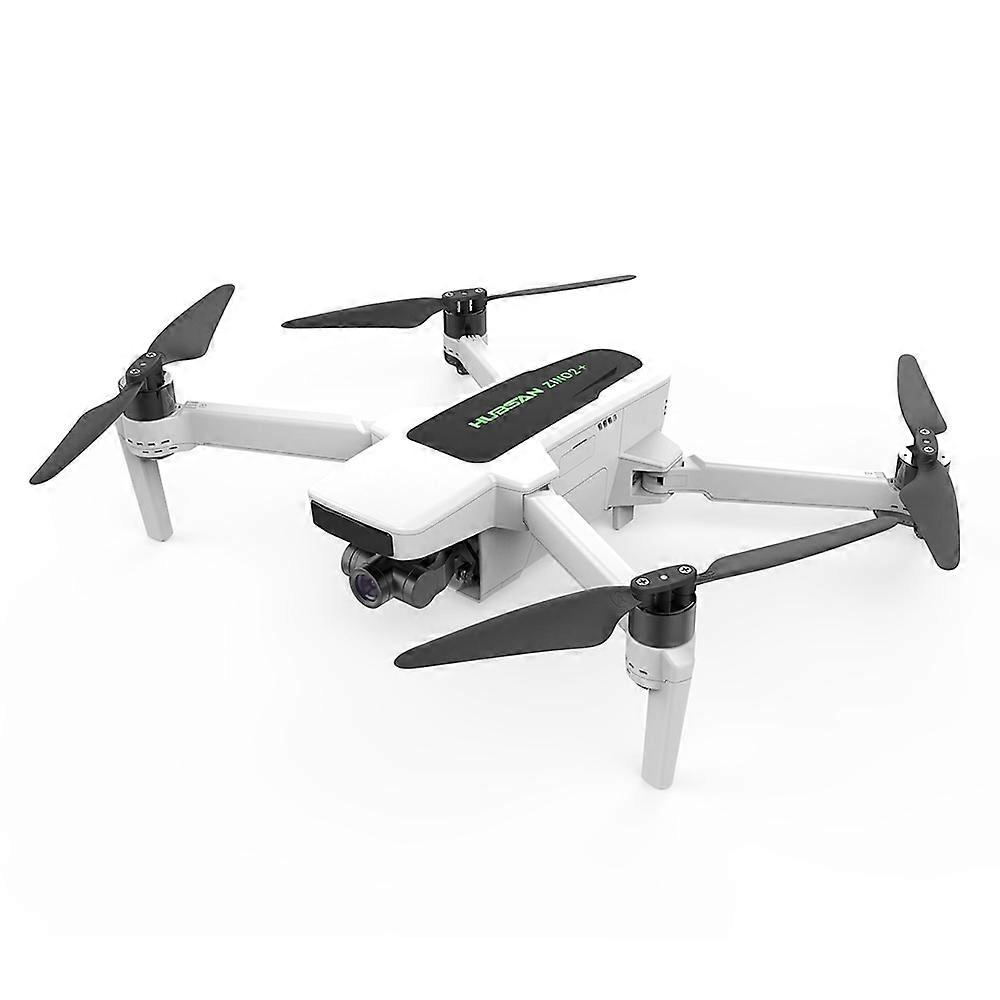 Drone Hubsan Zino 2+ GPS FPV 4K 60FPS Camera 3 Axis Detachable Gimbal 9KM WiFi 3 Battery White