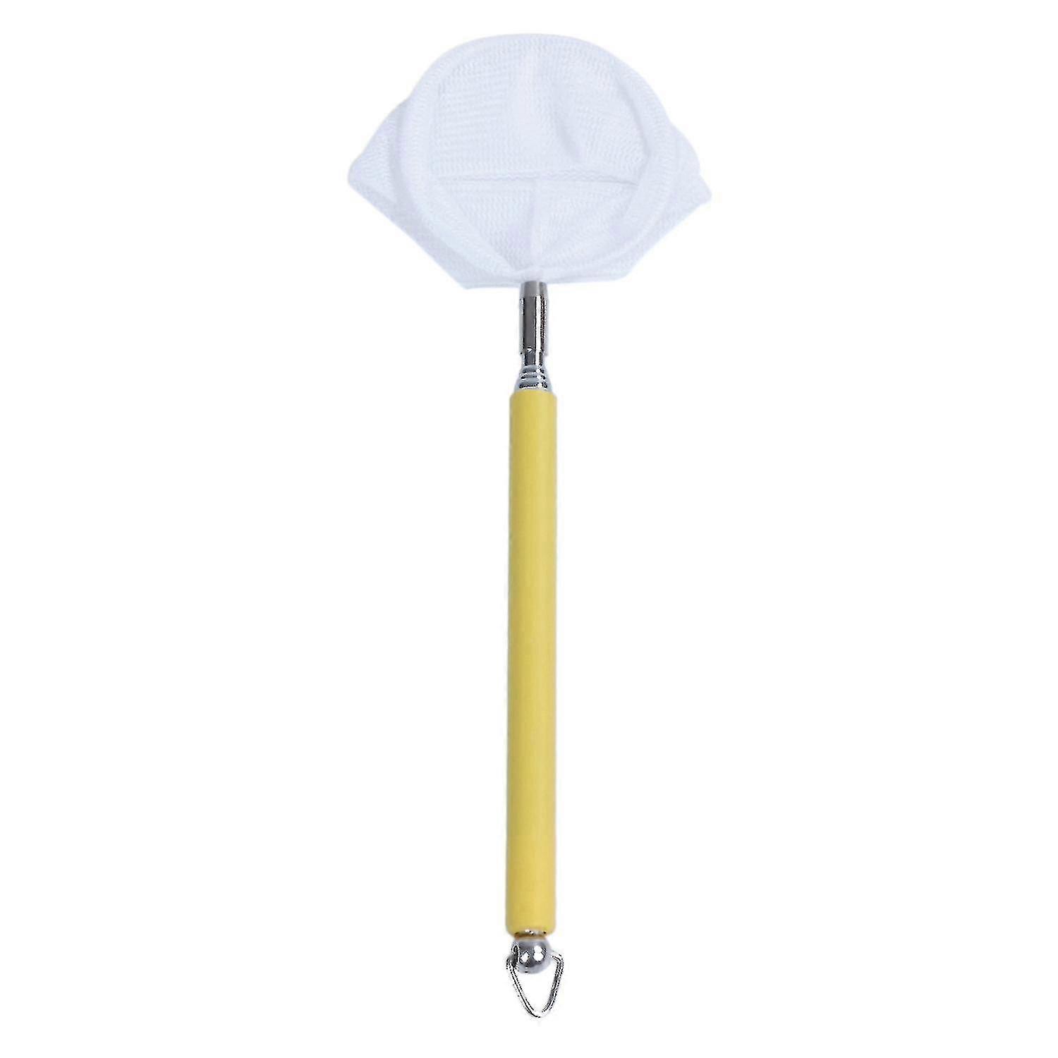 Extendable Handle Aquarium Pond Fish Shrimp Skimming Net Round