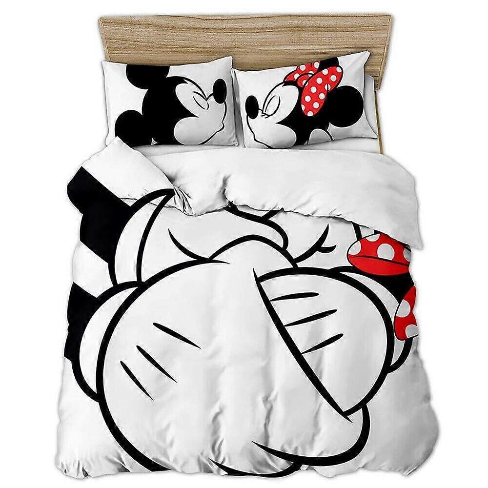 v1781 Bed Sheets Mickey Minnie Mouse Collection Gift   Duvet Cover Set  Super  Bed Sheets IU1781