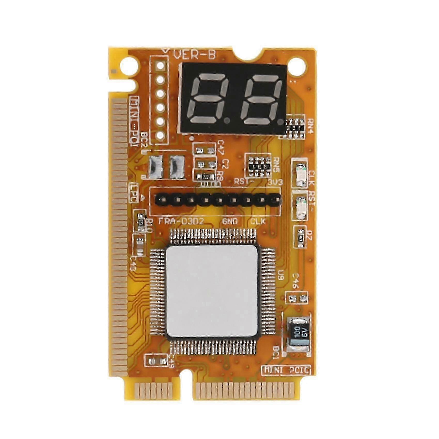 2-Digit Portable Computer PC Mini PCI PCI-E Laptop Analyzer Tester Mother Board Debug Checker Diagn