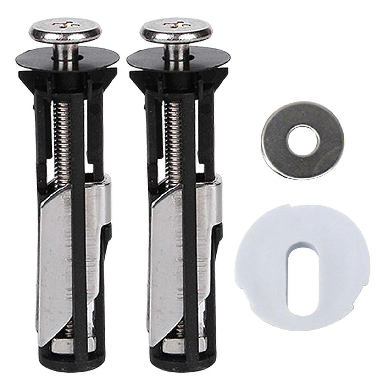 2pcs siège de toilette boulons de verrouillage vis de charnière robustes pour un entretien facile