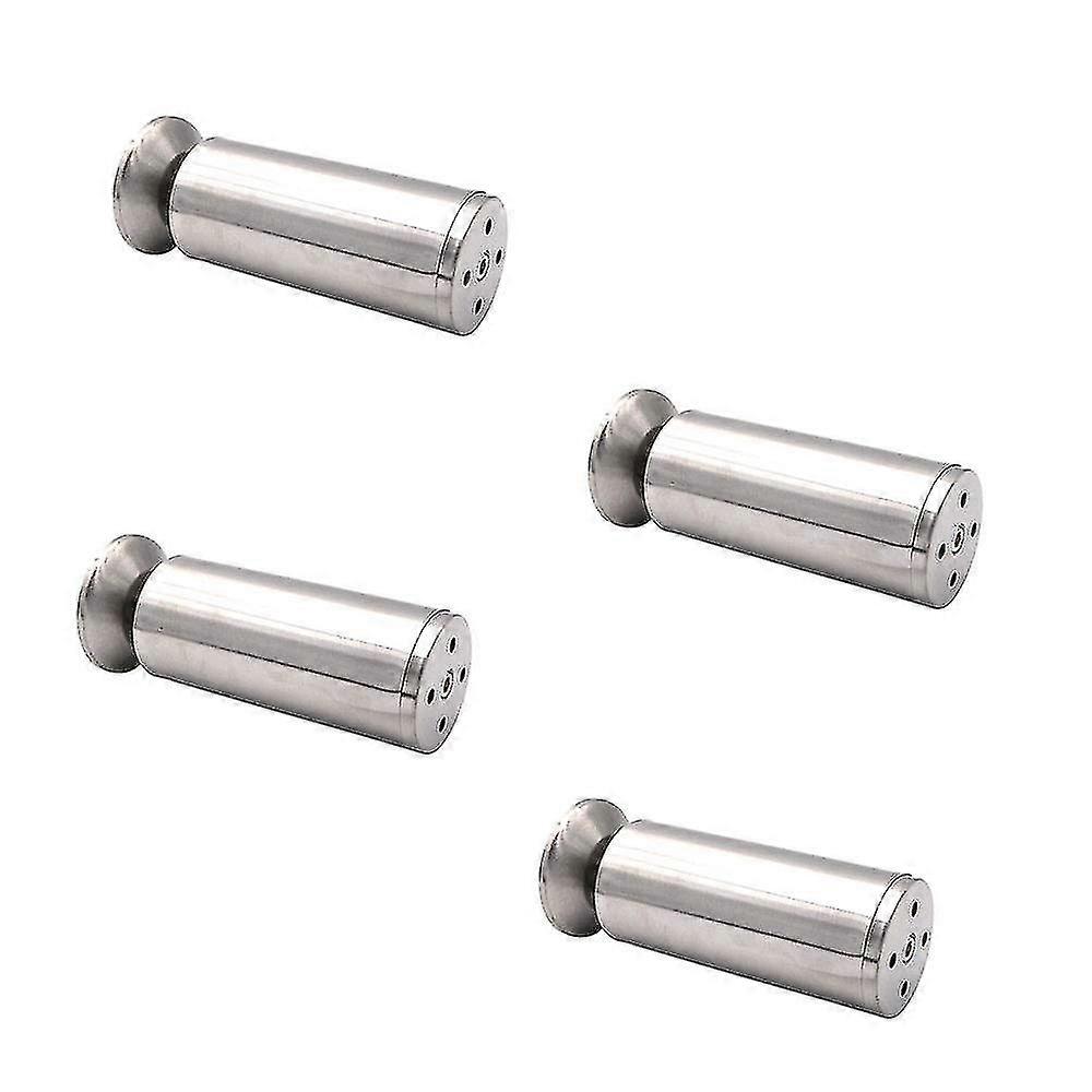 طقم من 4 أرجل أثاث قابلة للتعديل ، بطول 18 سم ، سميك للغاية ، ستانلس ستيل شديد التحمل مصنوع P20211224