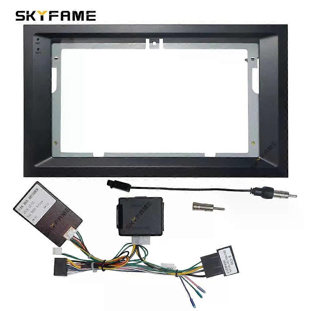 Applies to Car Frame Fascia Adapter Canbus Box Decoder Android Radio Dash Fitting Panel Kit For Benz Actros