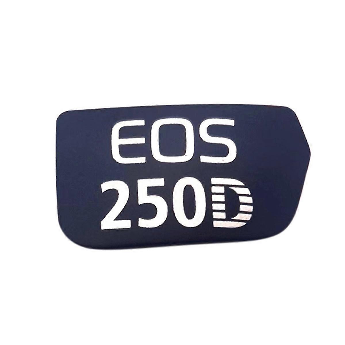 For 250D , Second Generation Sign, Black Nameplate