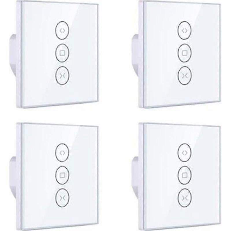 4pcs WiFi Smart Roller Shutter Switch Smart Roller Shutter Blinds Switch Alexa and Google Home