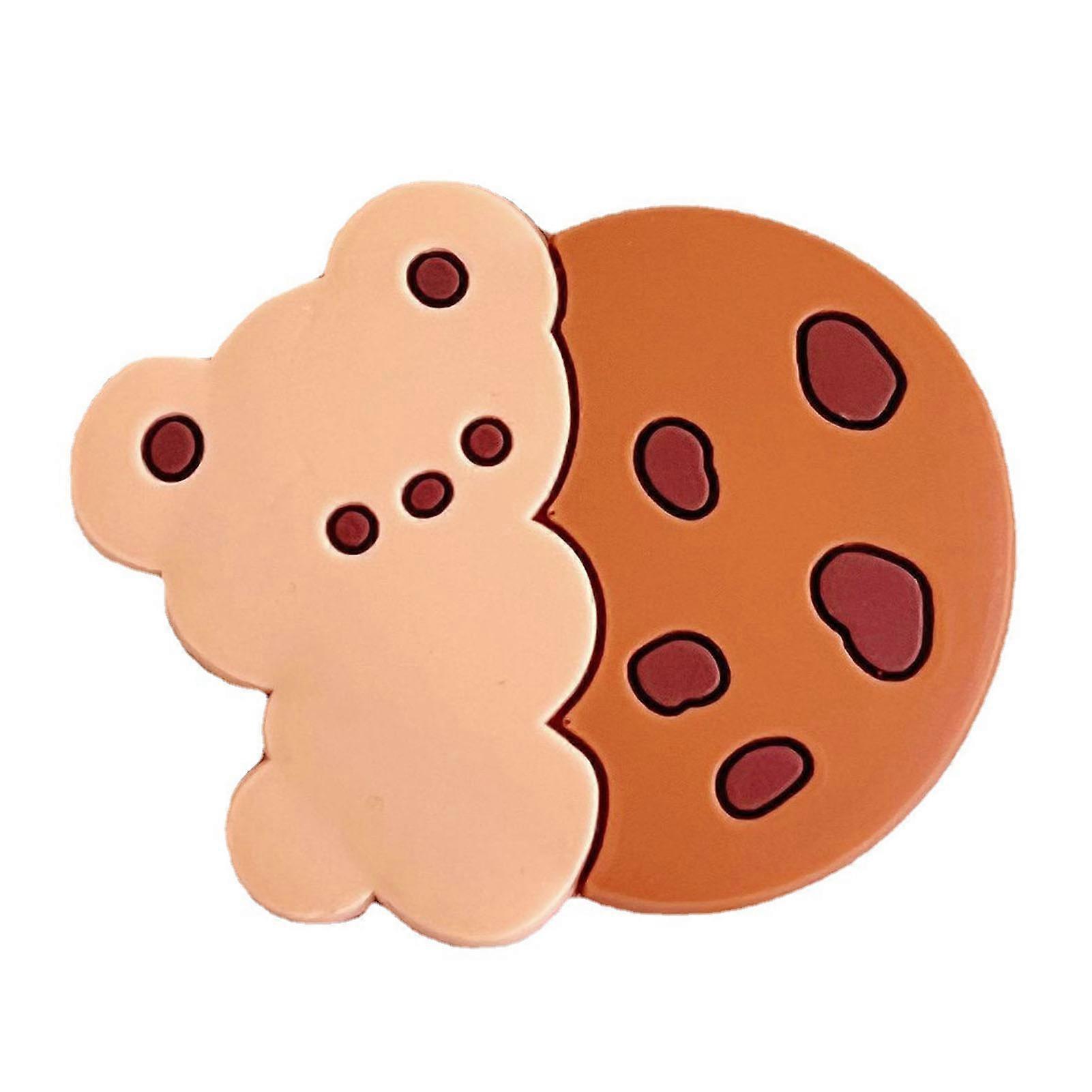 Cute Cartoon Bear Patch Decorative Soft PVC Bear Patch for Phone Case Bag Hair Clips