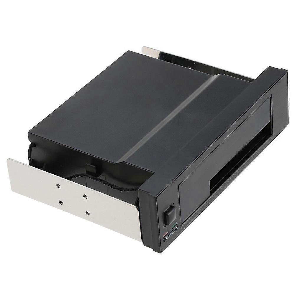 Internal Single Mobile Rack Enclosure with LED Indicator Light Support Hot-swap for 2.5/3.5inches SATA HDD SSD Fit PC 5.25'' Bay
