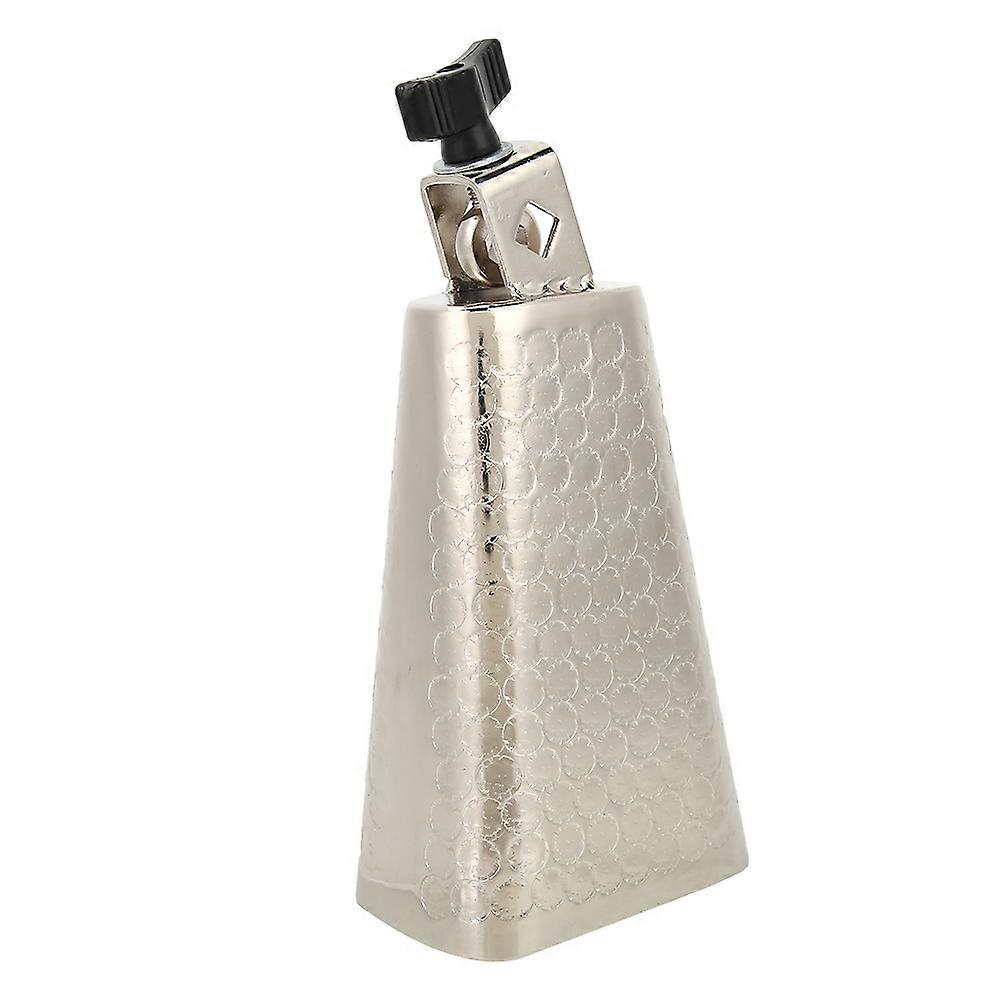 6 inch Metal Cowbell Bell with Handle Percussion Musical Instruments