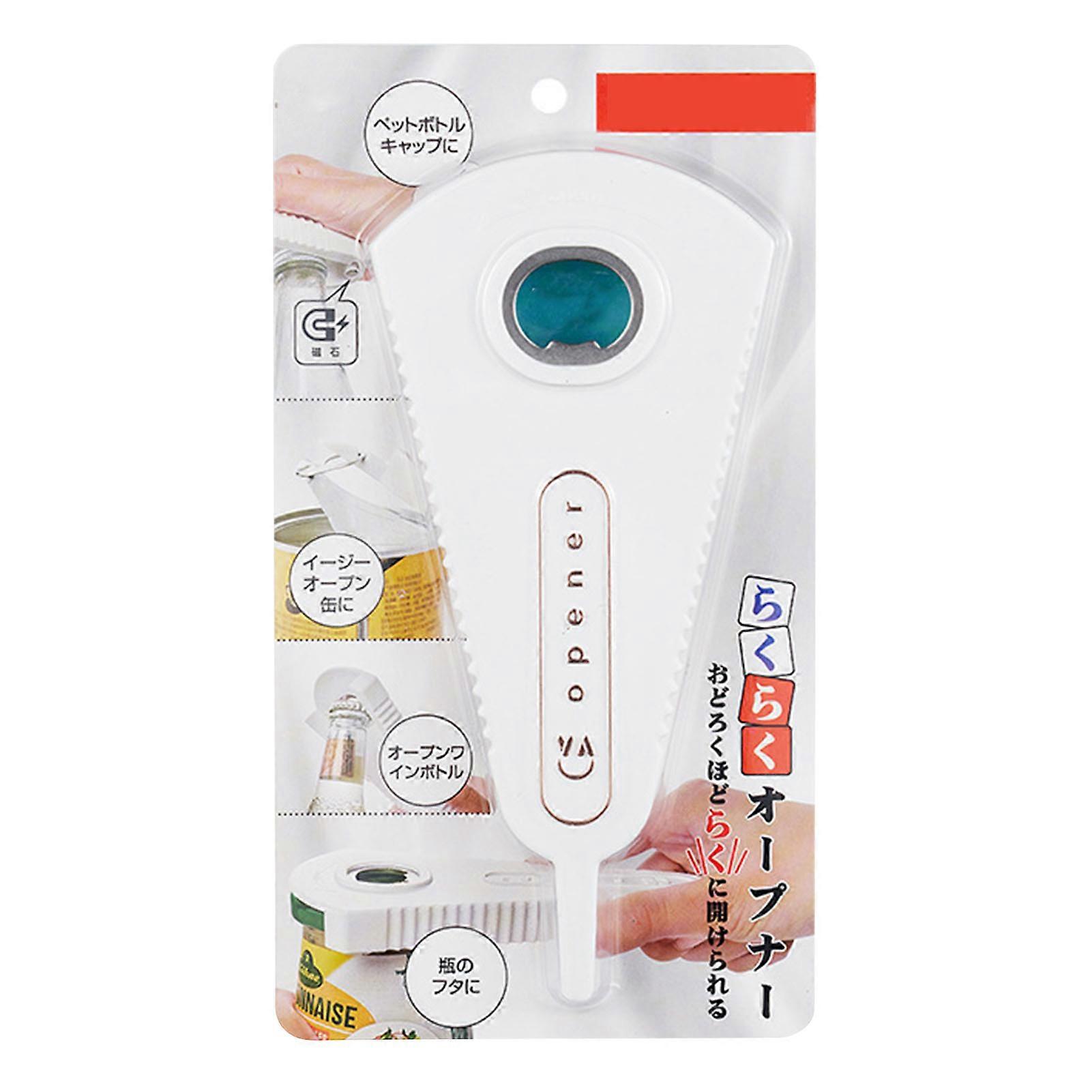 Multifunction Jar Opener Effortless Manual Can and Bottle Opener V Shaped Opening Jar Lid Opener for Home Kitchen