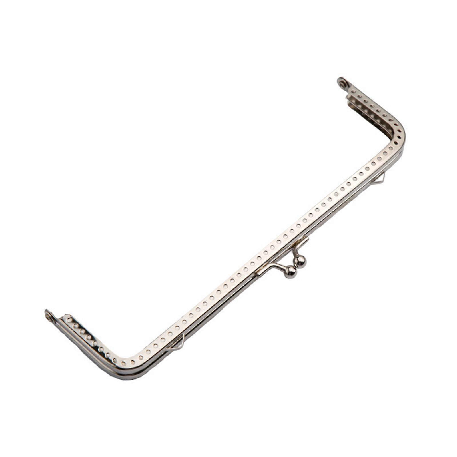 Square Metal Frame Kiss Clasp Lock Purse Handle Frame Kiss Clasp Frame Purse Making Square Bag Clutch Frame DIY Crafts Multicolor