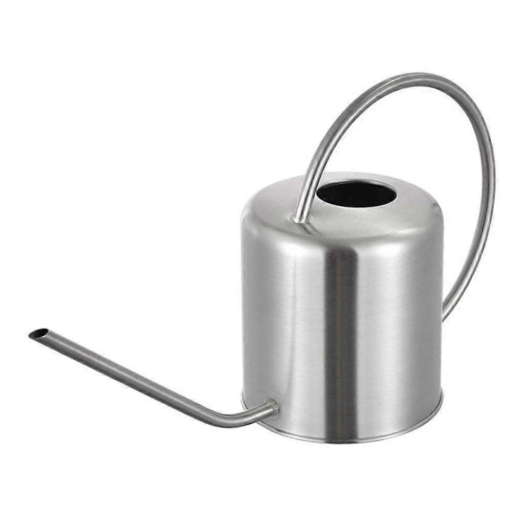 Perfect Size Long Tips Watering Can Avoid Splashing Easy to Store Water Pot Unique Juice Pitcher Impact-resistant Bottle Silver