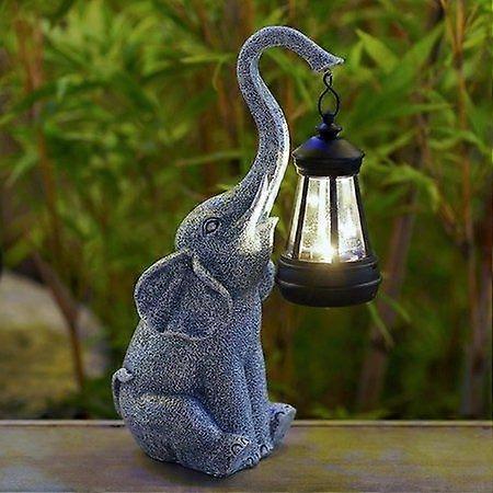 Elephant Statue for Garden Decor with Gift Appeal (33cm Elephant)