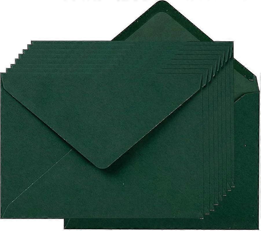100 stykker A7 Selvforseglingskonvolutter Fargerike 5x7 konvolutter for gratulasjonskort, bursdag, bryllup, g