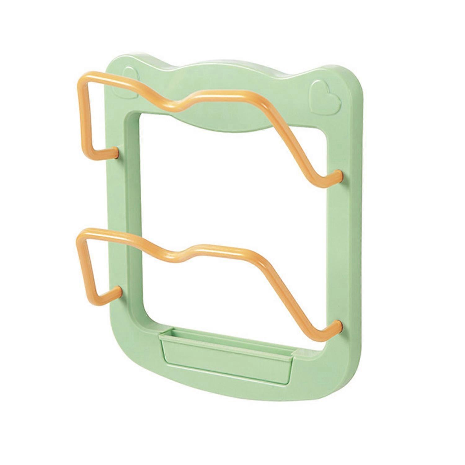 Pot Lid Shelf No Punching Wall Mounted Light Luxury 2 Layers U-shaped Chopping Board Holder for