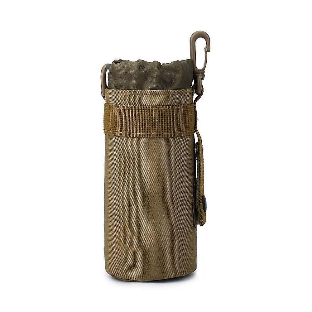 Tactical Compact Water Bottle Pouch for Outdoor Activities, Durable Nylon, Fits Most Standard Bottles, Adjustable Strap