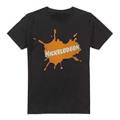 Nickelodeon Mens Retro Burst Logo T-Shirt