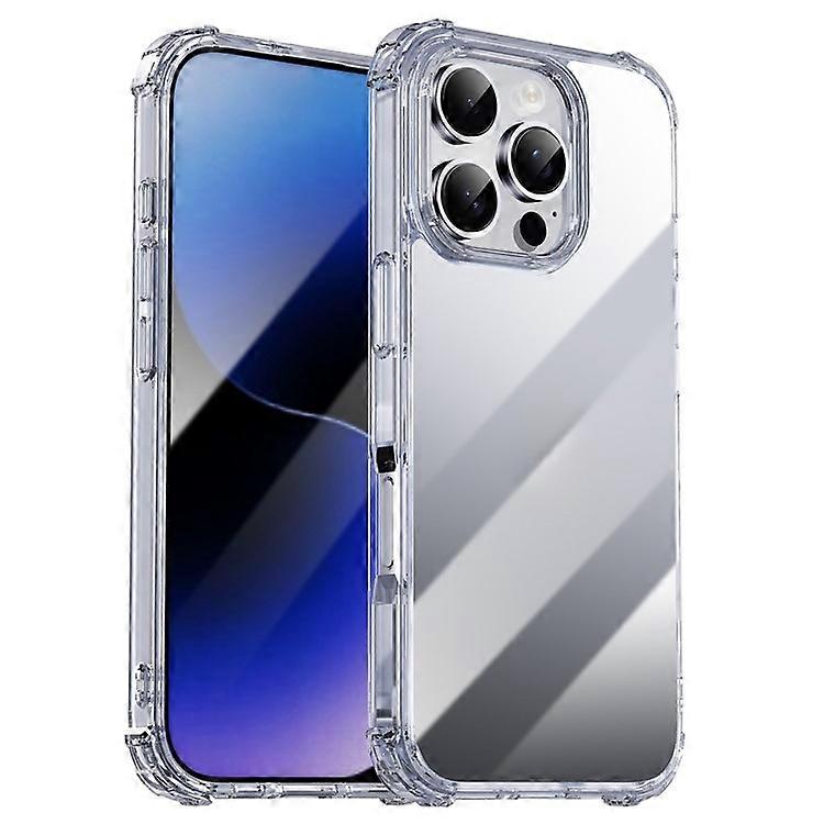 IPAKY Compatible For iPhone 16 Pro Max Clear Phone Case Four Corner Shockproof Slim Back Cover