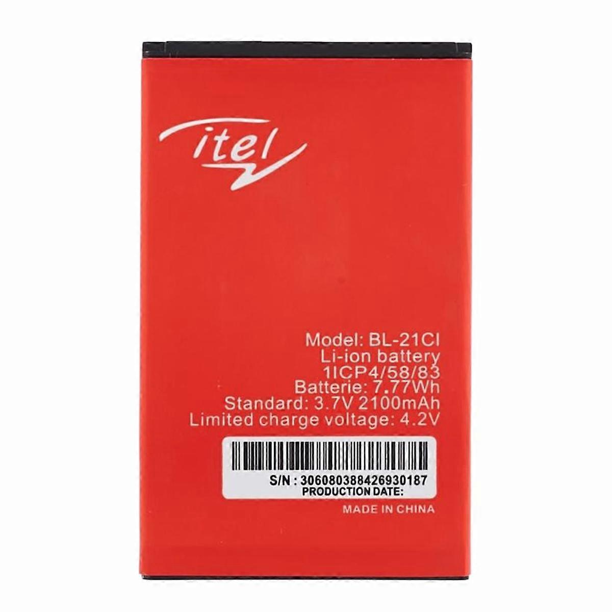 For itel A33 3.70V 2100mAh Li-ion Polymer Battery Assembly Part (Encode: BL-21CI)