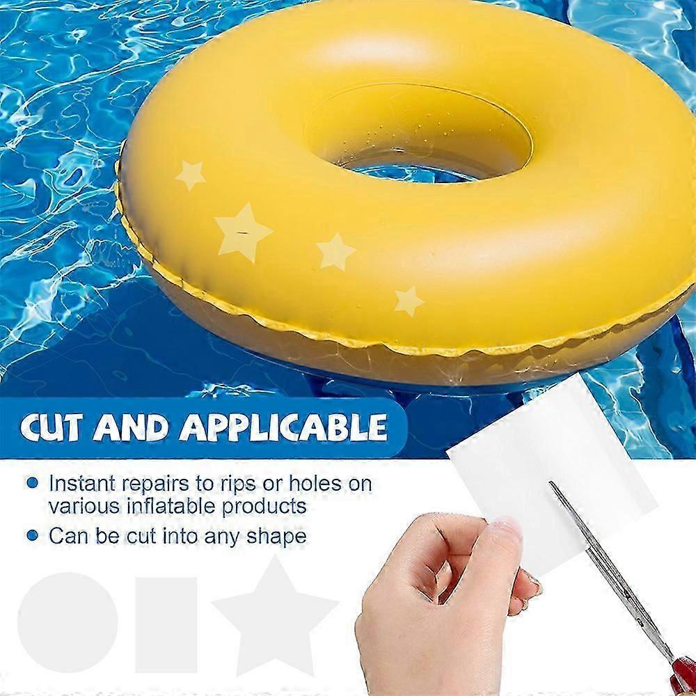 Inflatable Repair Patch Transparent Waterproof Self-Adhesive Pool Patch Air Bed