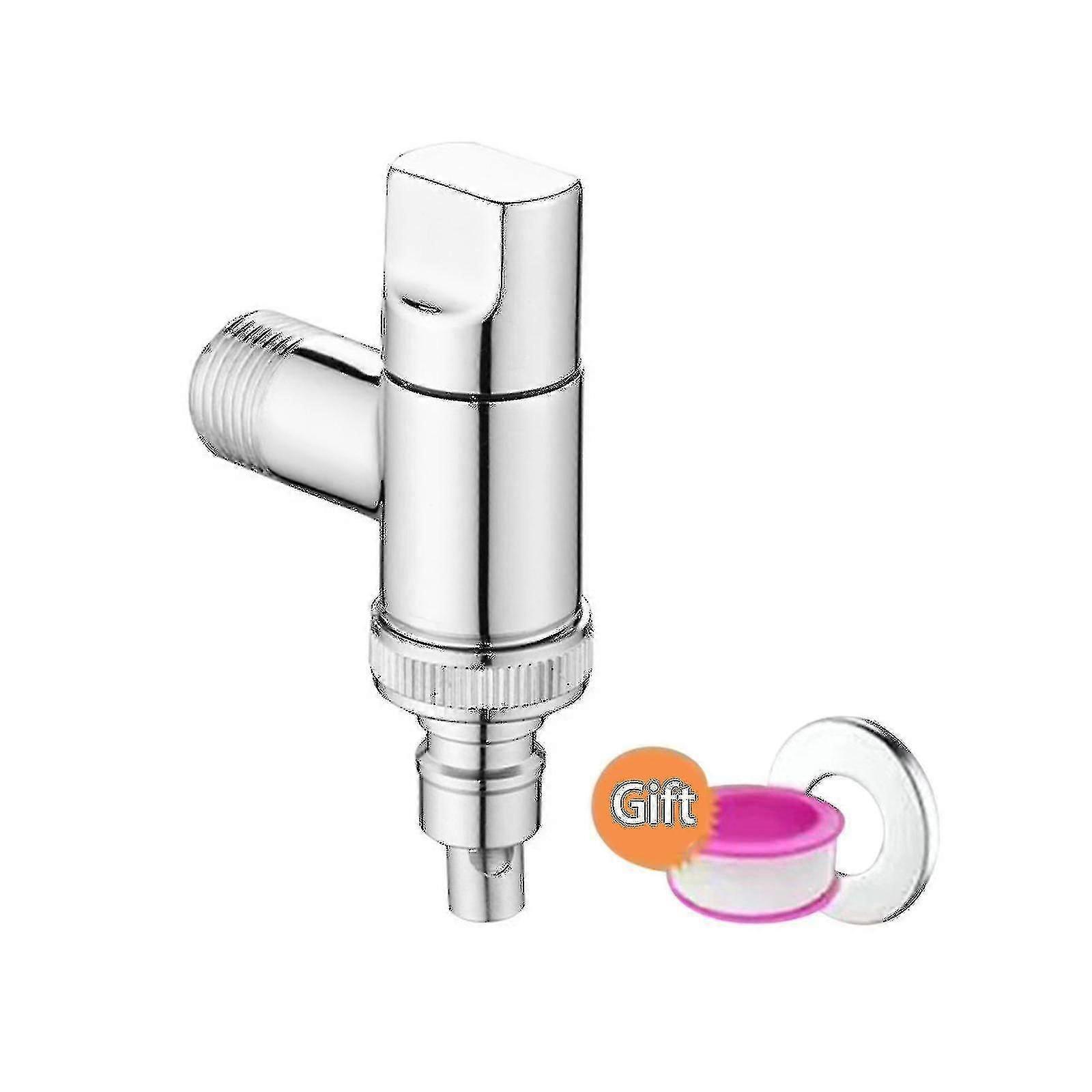 Washing Machine Faucet,automatic Water Stop Valve,for Laundry Bathroom 6 points