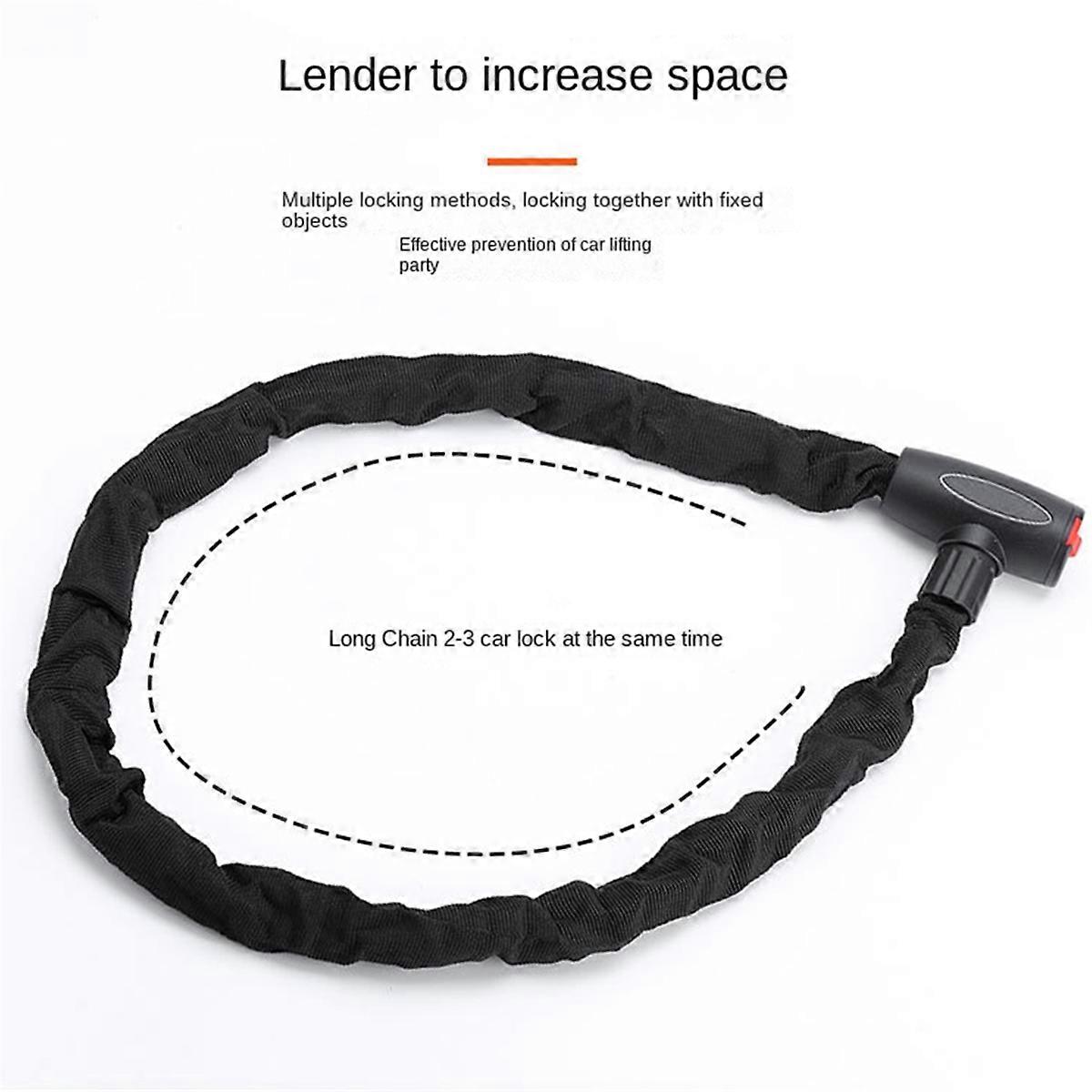 120cm Mountain bike bicycle lock anti-theft key lock mountain bike